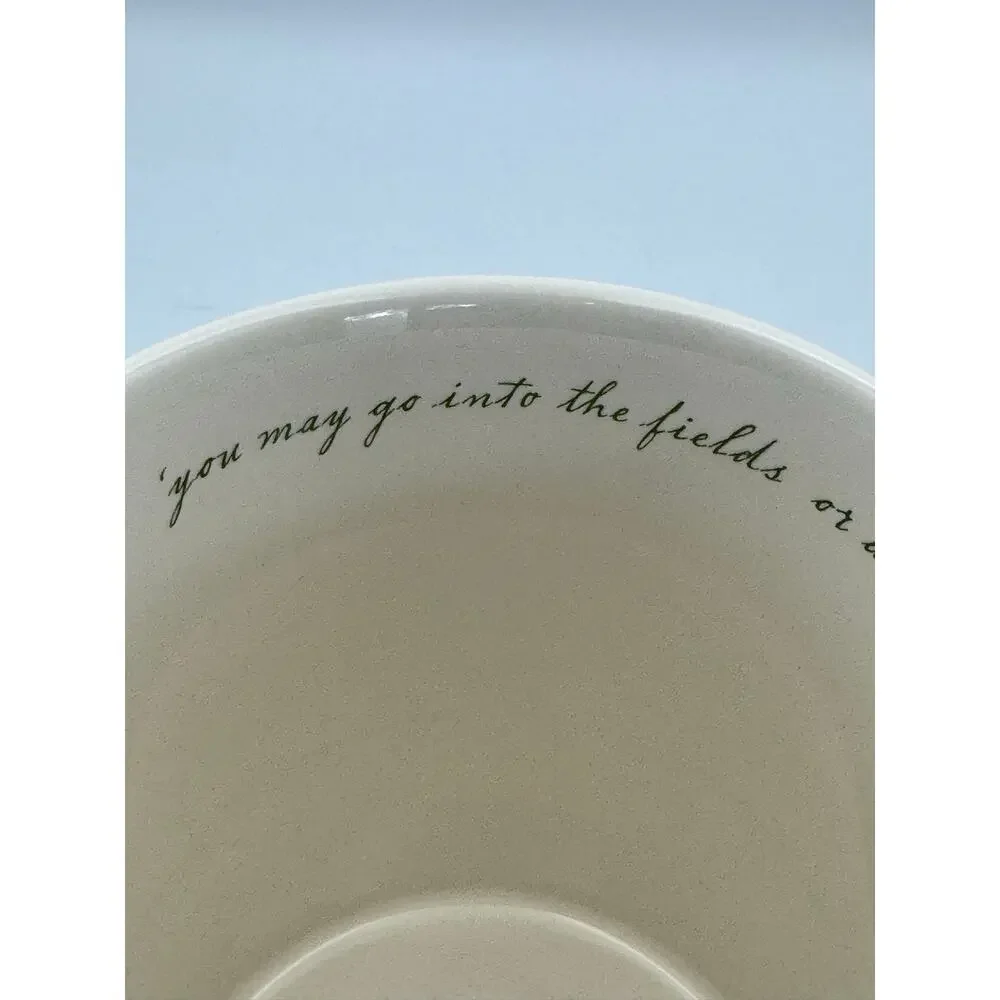 Williams Sonoma Peter Rabbit Mug Beatrix Potter Ceramic Coffee Cup Robin Spade